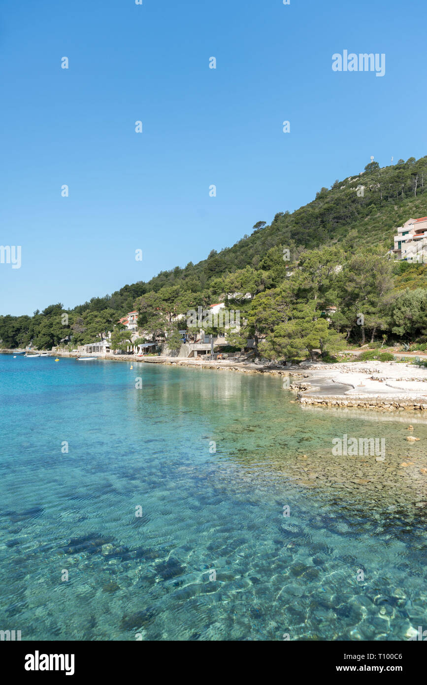 Pasadur, Lastovo, Kroatien Stockfoto