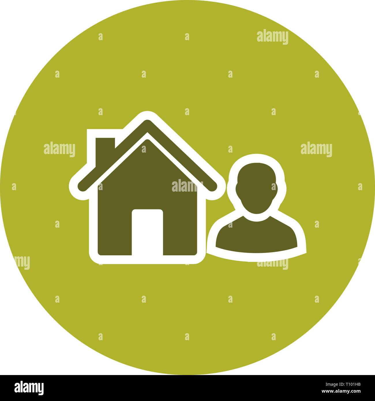 Abbildung: Symbol Agent Stockfoto