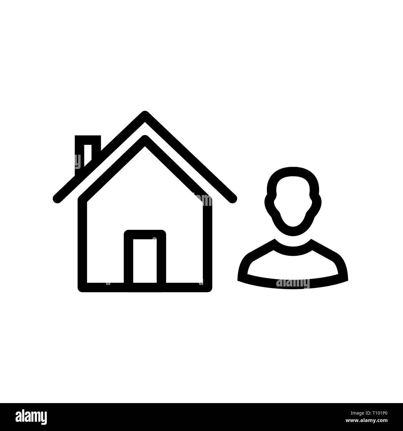 Abbildung: Symbol Agent Stockfoto