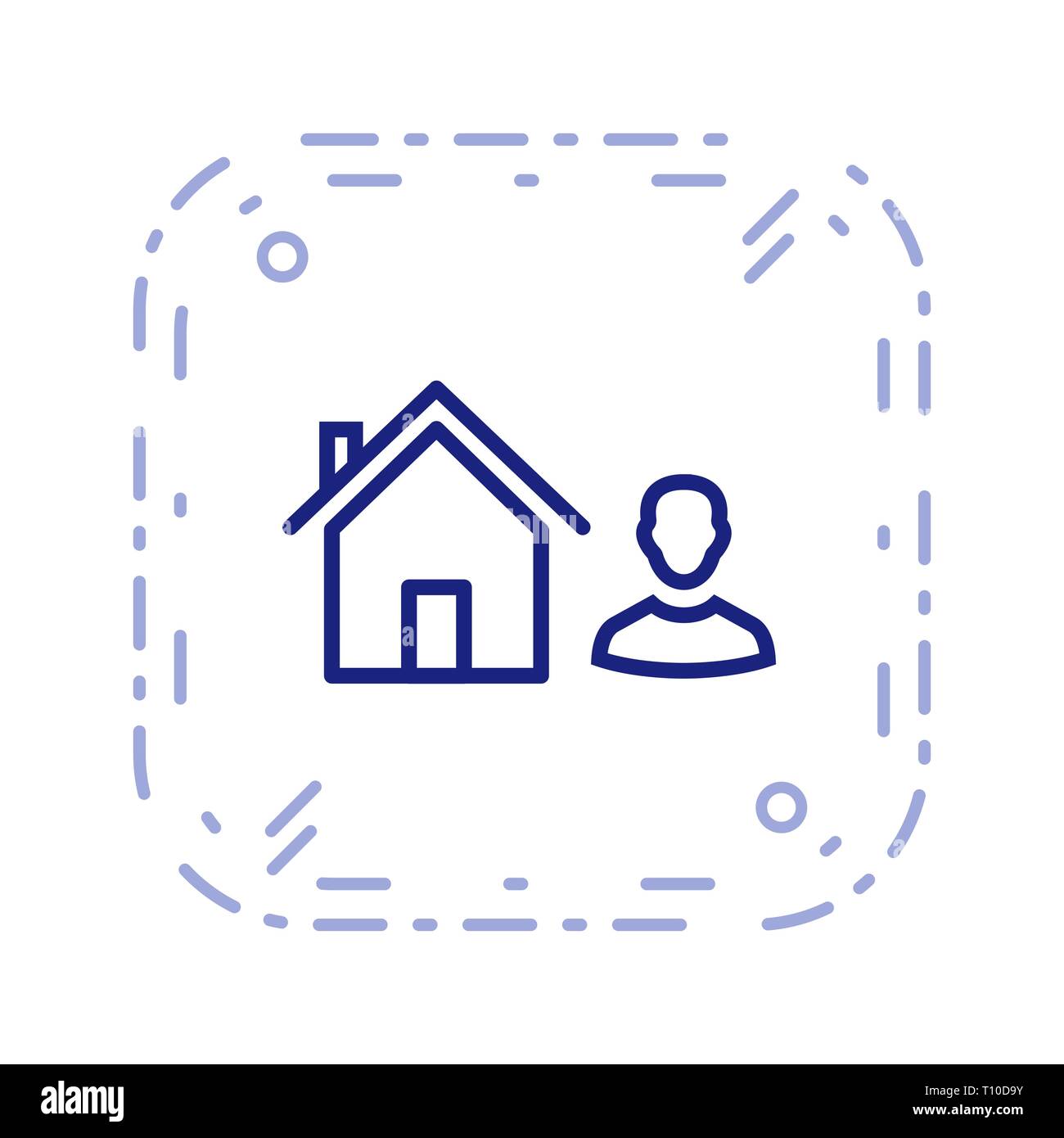 Abbildung: Symbol Agent Stockfoto