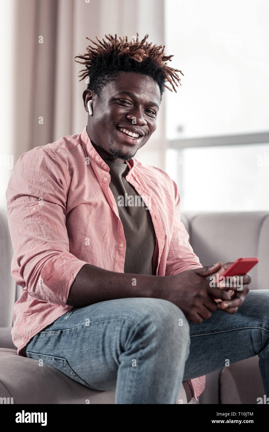 Art international Freiberufler in Ruhe zu Hause Stockfoto