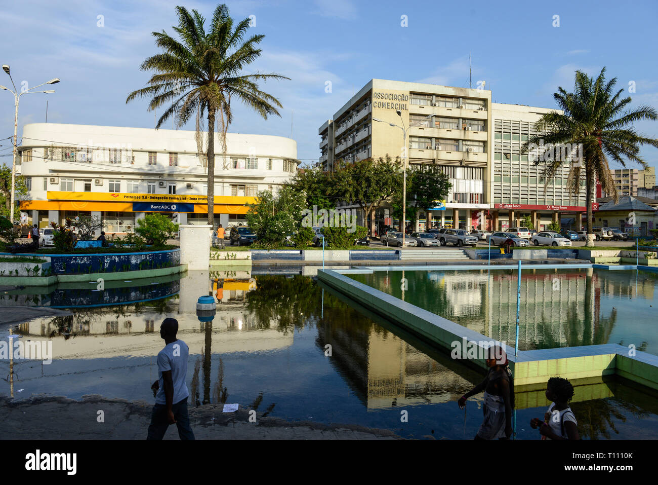 Beira, Mosambik Stadtzentrum / MOSAMBIK, Beira, Stadtzentrum Stockfoto