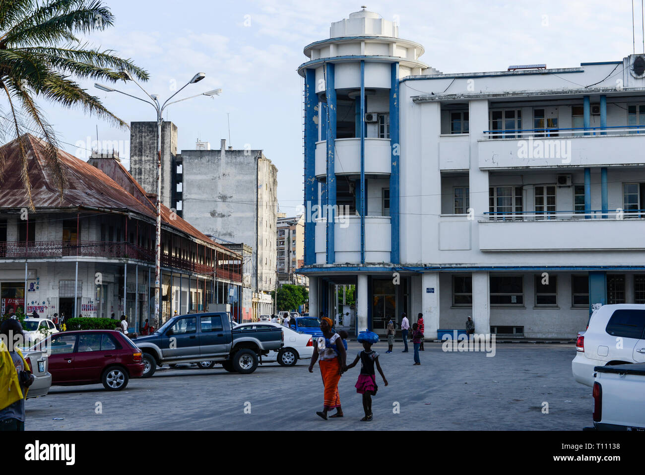 Beira, Mosambik Stadtzentrum / MOSAMBIK, Beira, Stadtzentrum Stockfoto