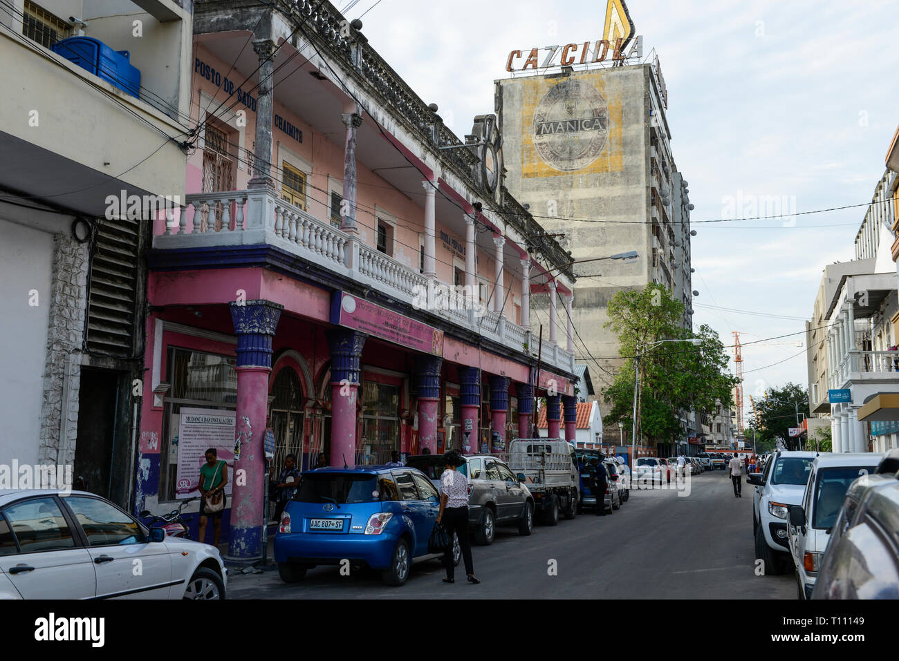 Beira, Mosambik Stadtzentrum / MOSAMBIK, Beira, Stadtzentrum Stockfoto