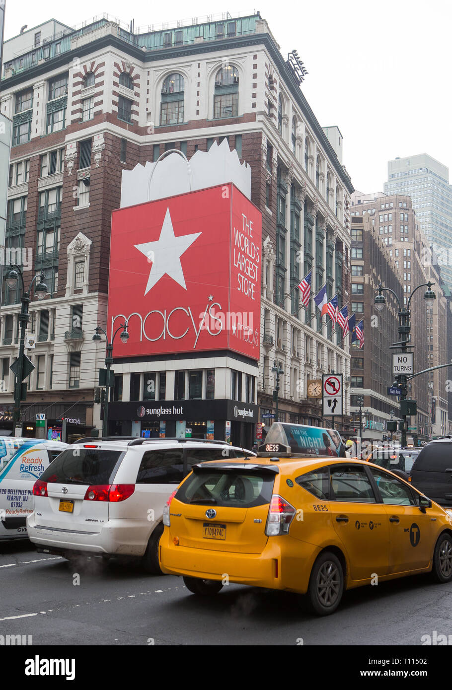 Die Weltgrößte Flaggschiff Macy's Department Store, 151 West 34th Street New York, NY 10001 Stockfoto
