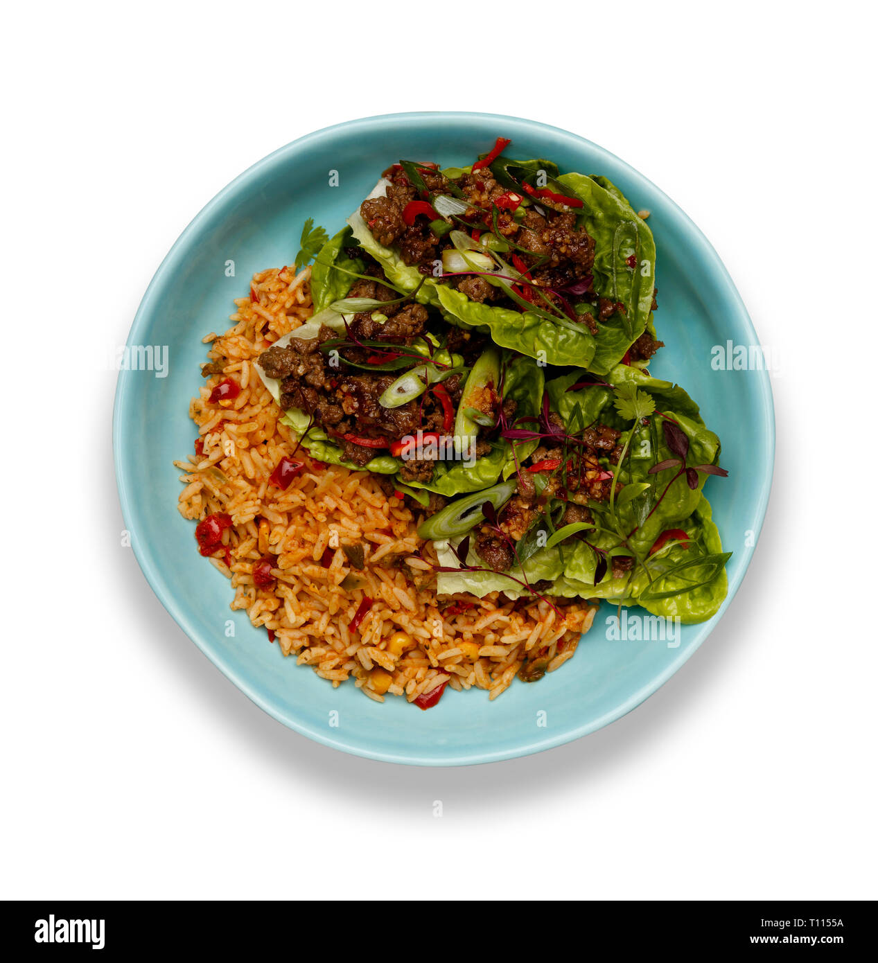 Chili beef wraps -Fotos und -Bildmaterial in hoher Auflösung – Alamy