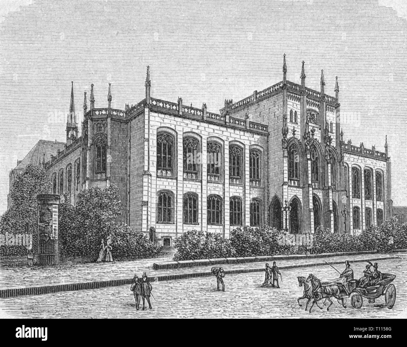 Deutschland, Städte und Gemeinden, Köln, Museen, Wallraf-Richartz-Museum, Gebäude, gebaut 1855 - 1861 Artist's Urheberrecht nicht gelöscht werden Stockfoto