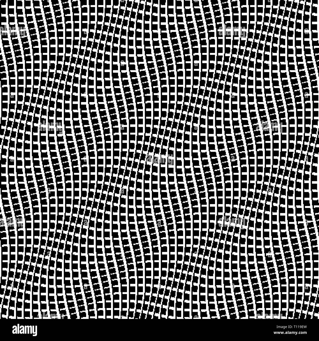 Snakeskin nahtlose Muster. Snake Skin drucken. Optische illusion Hintergrund aus Wellenlinien Stock Vektor