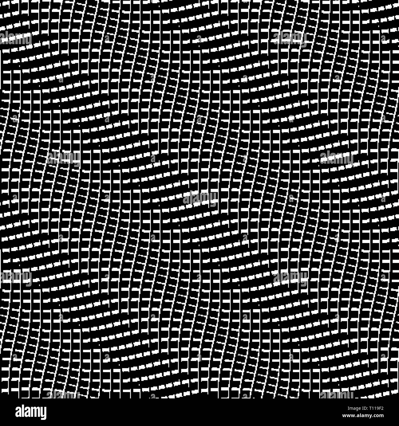 Lizard skin Muster. Nahtlose snakeskin Drucken. Wellenförmige optische Illusion Hintergrund Stock Vektor