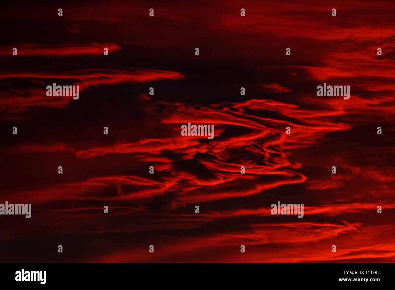 Dramatische feurigen Sturm Himmel Stockfoto Dramatische feurigen Sturm Himmel Stockfoto