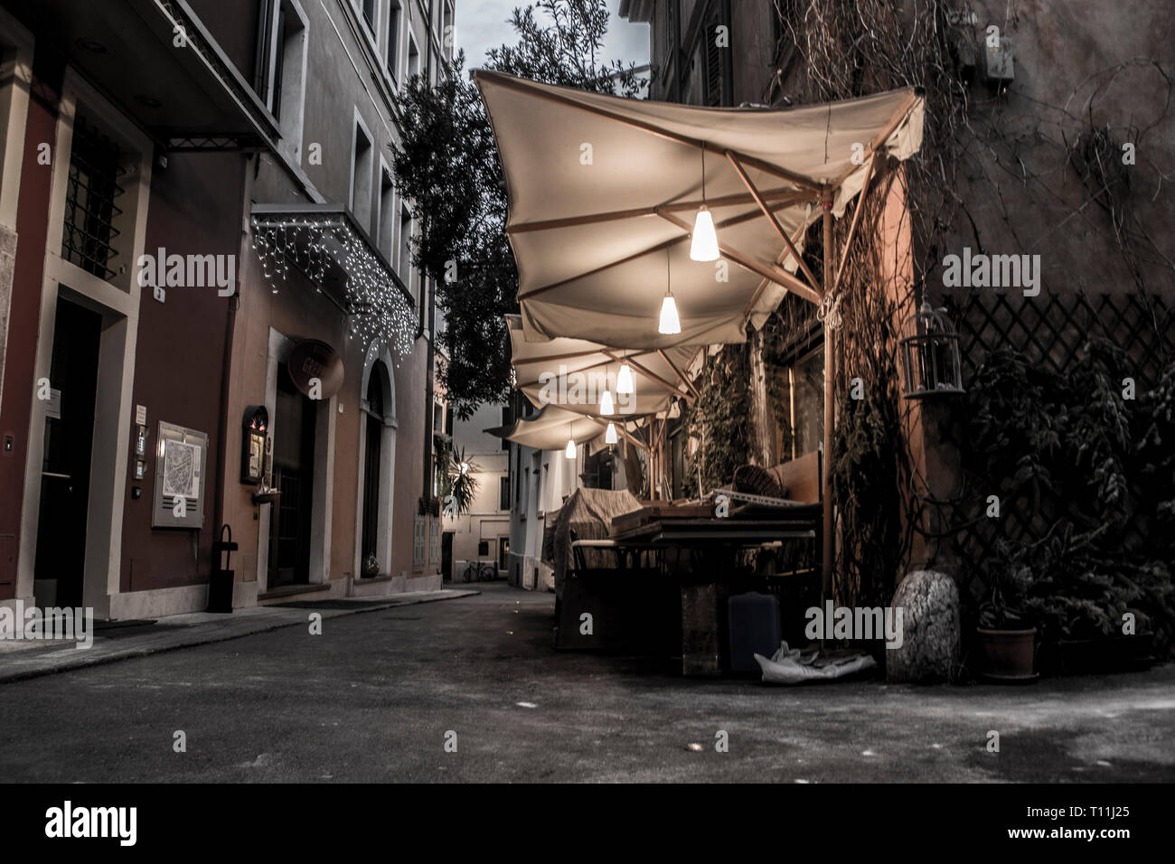 Pfannkuchen Ort im Herzen von Verona, die Stadt der Liebenden. Stockfoto