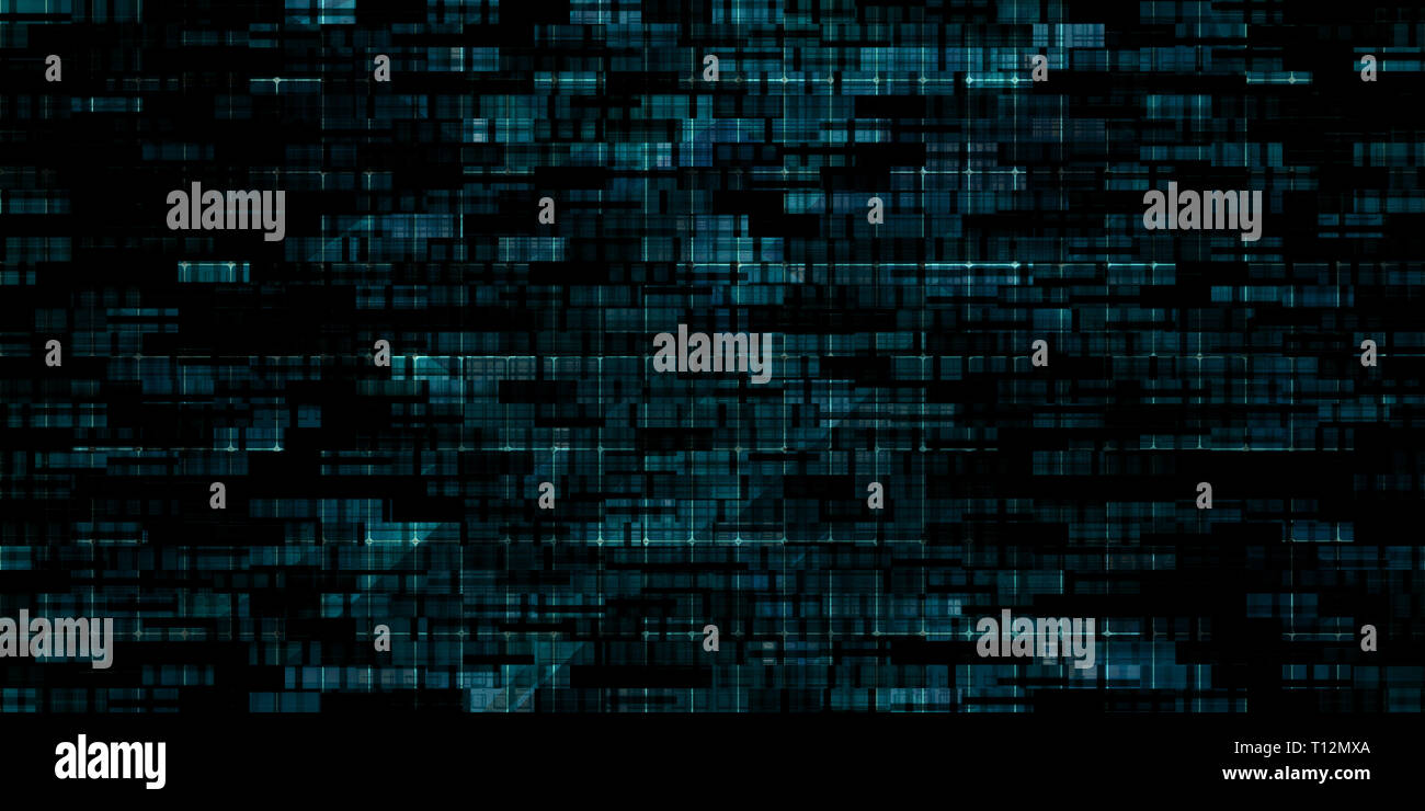 Genetische DNA-Sequenz oder Fingerabdruck Profiling Wissenschaft Konzept Stockfoto