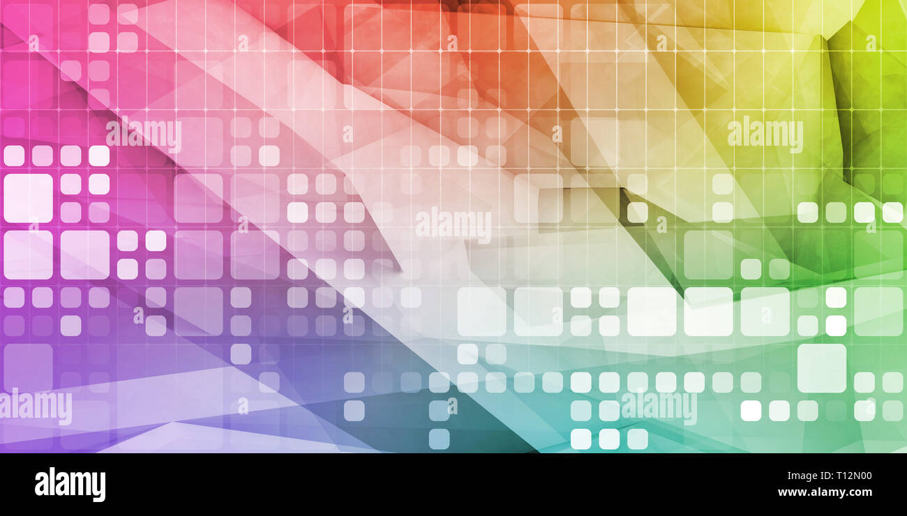 Digital Marketing Strategie mit Management Plattform Technologie Stockfoto