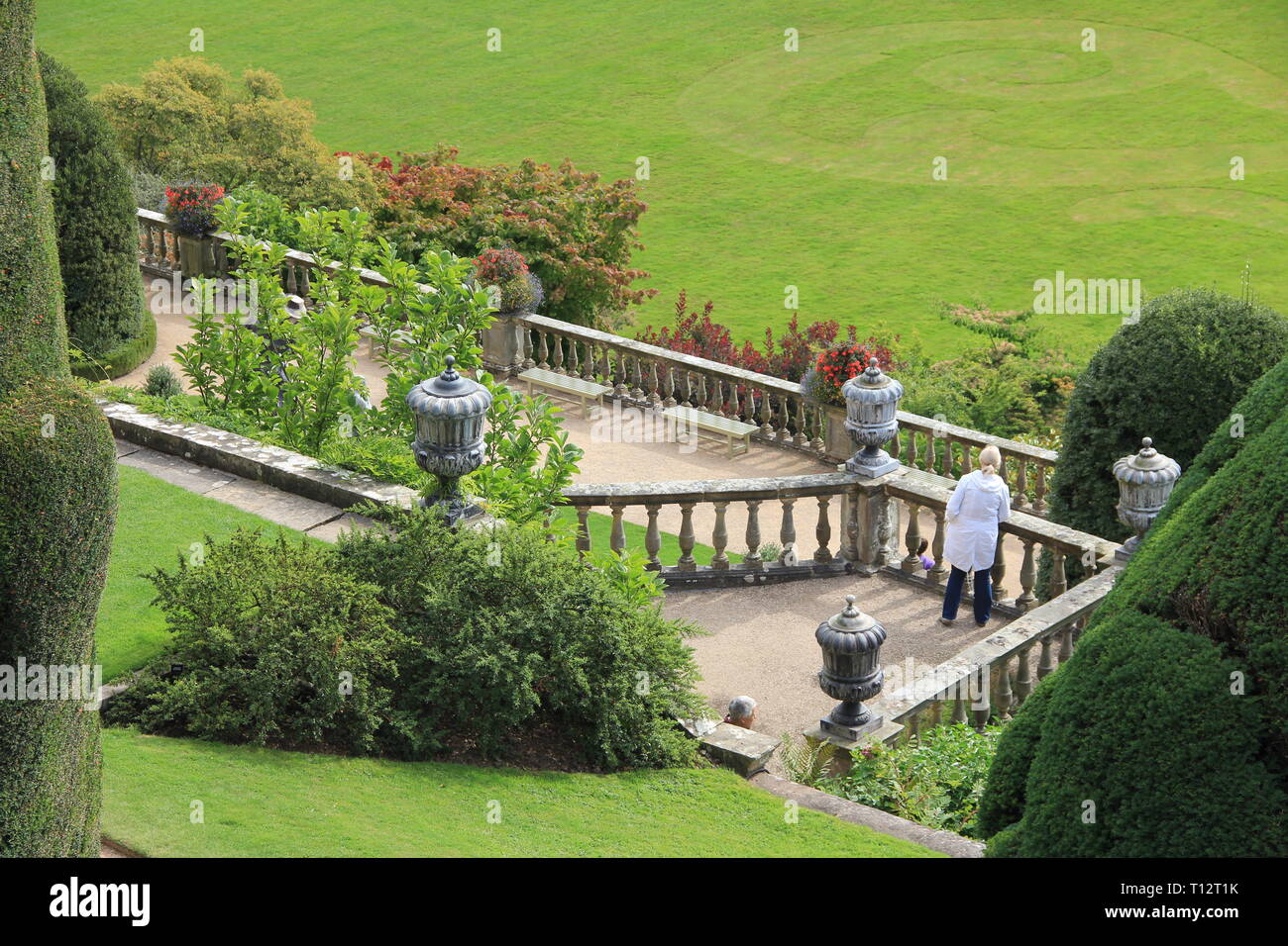 Powis Castle, Wales. Vereinigtes Königreich Stockfoto