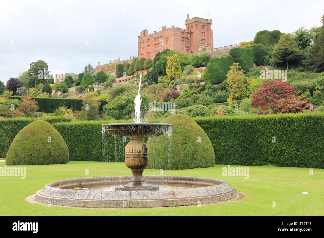 Powis Castle, Wales. Vereinigtes Königreich Stockfoto