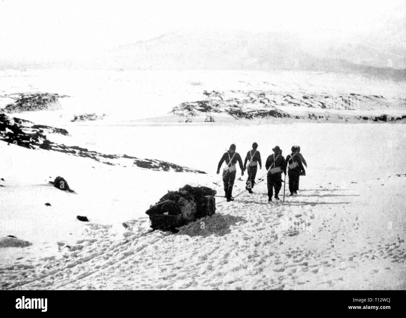 Shackleton Nimrod Expedition Stockfoto