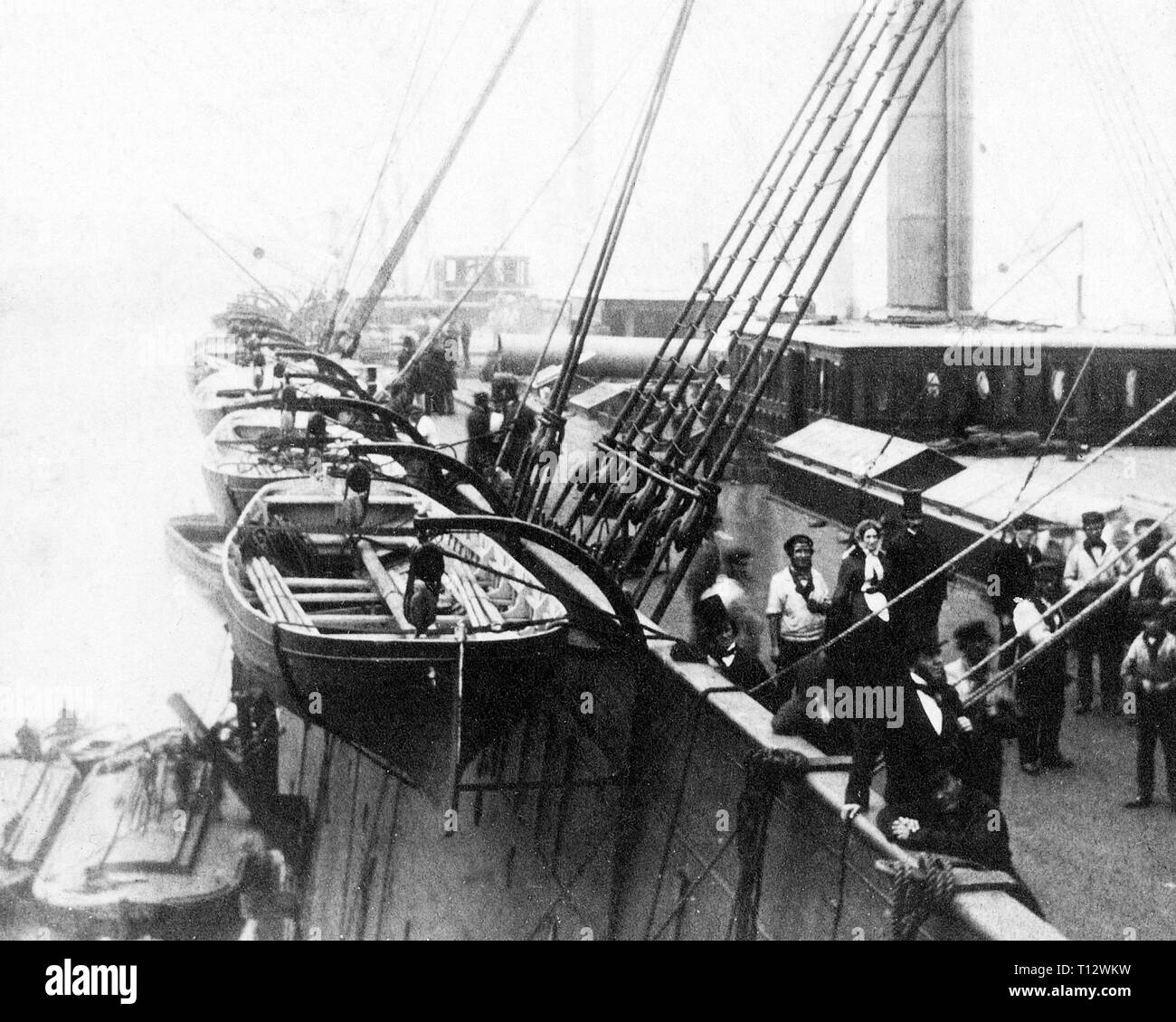 Das Deck der SS Great Eastern Stockfotografie - Alamy