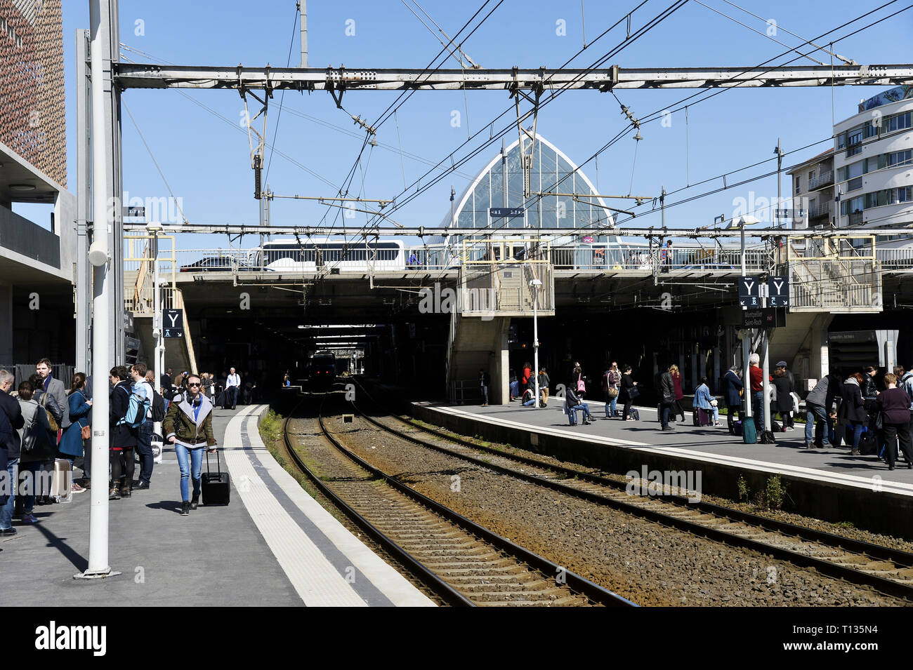 Saint Roch Bahnhof - Montpellier - Herault - Frankreich Stockfoto