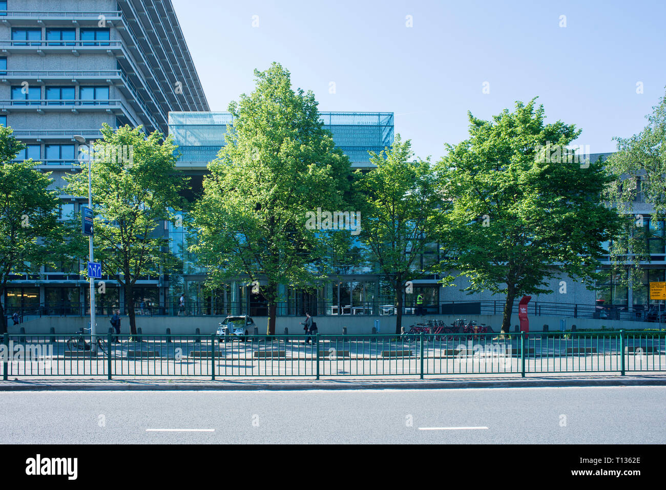 Bilder der außerhalb der Universität Amsterdam Gebäude Stockfoto