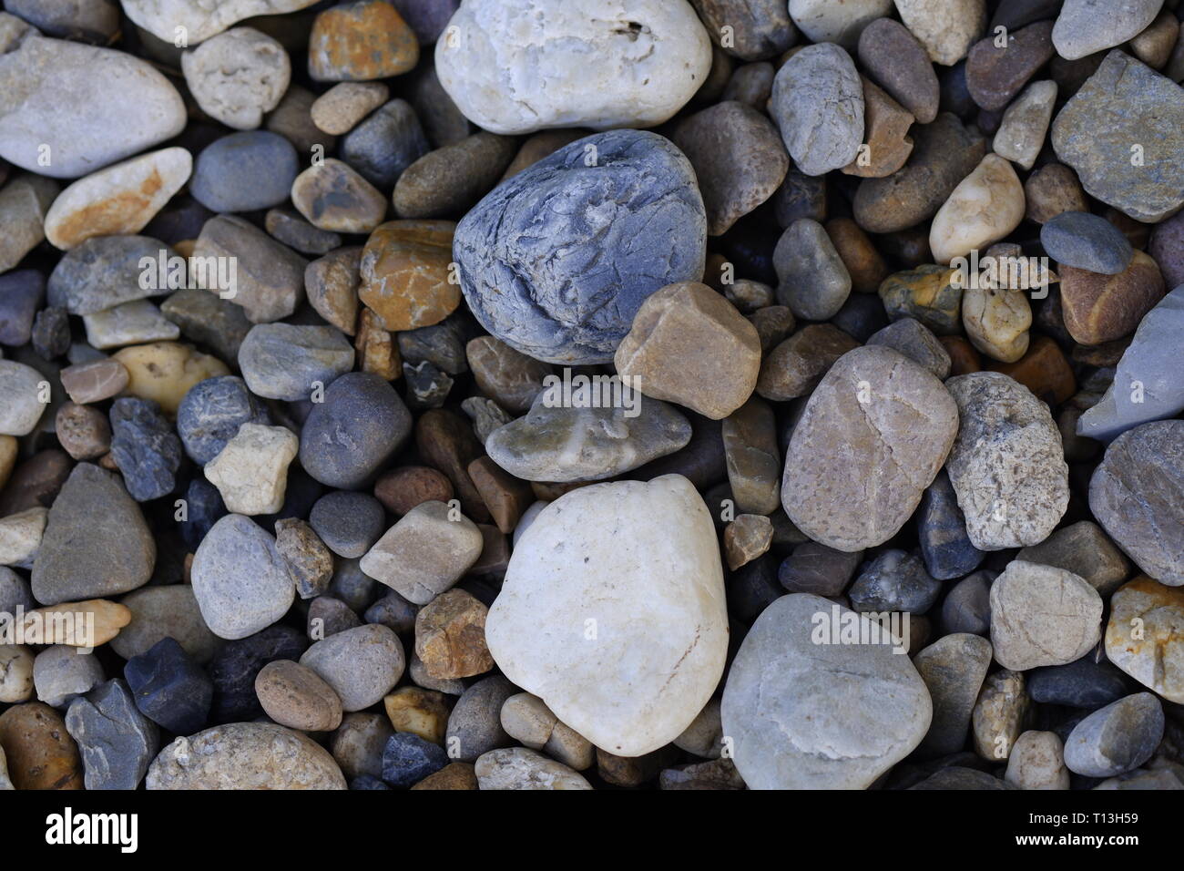 Pebble Stone garten Bodenbeläge Felsen Textur background-image. Stockfoto