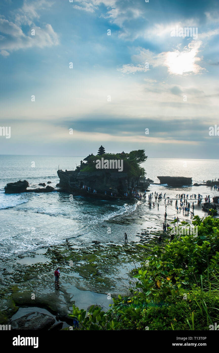 Indonesien, Bali, Pura Tanah Lot Stockfoto