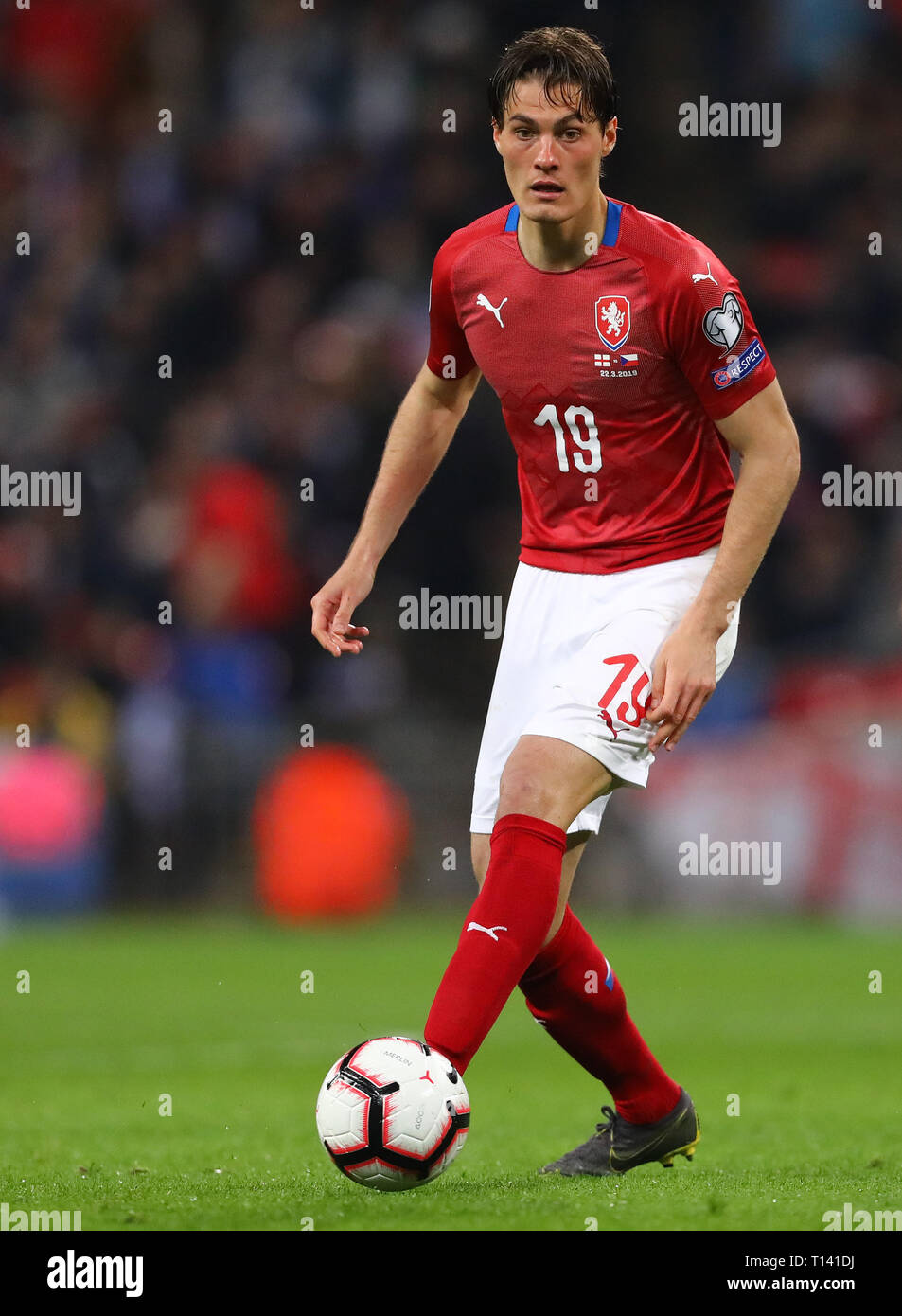 Patrik Schick In Der Tschechischen Republik England V Tschechische Republik Uefa Euro 2020 Qualifikation Gruppe A Wembley Stadion London 22 Marz 2019 Editorial Nur Verwenden Stockfotografie Alamy