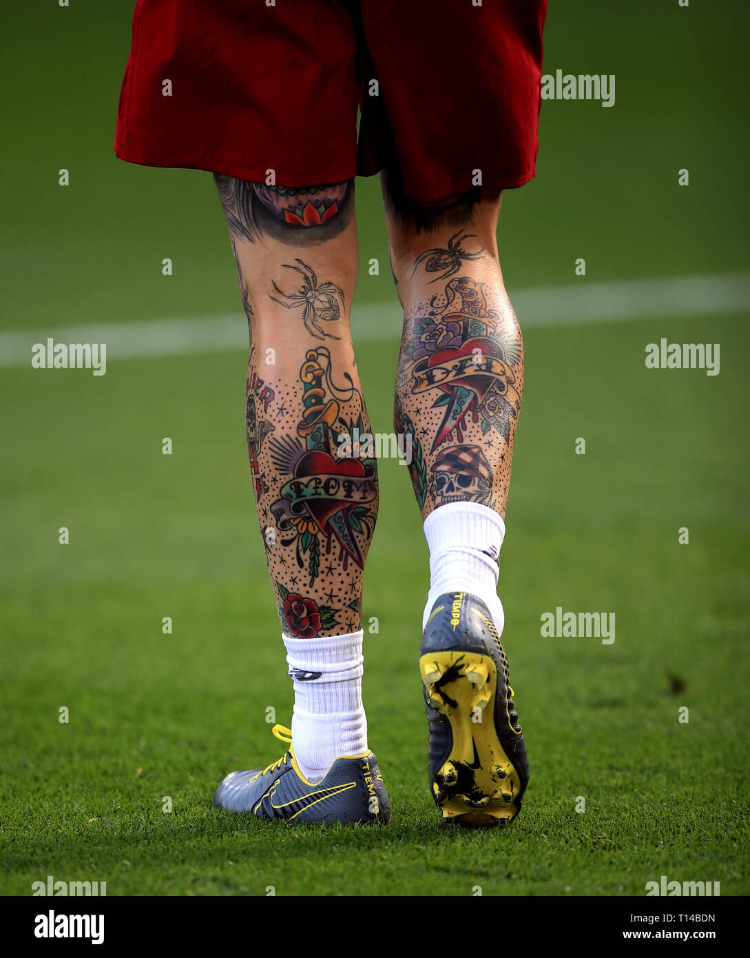 Football And Tattoos Stockfotos Und Bilder Kaufen Alamy