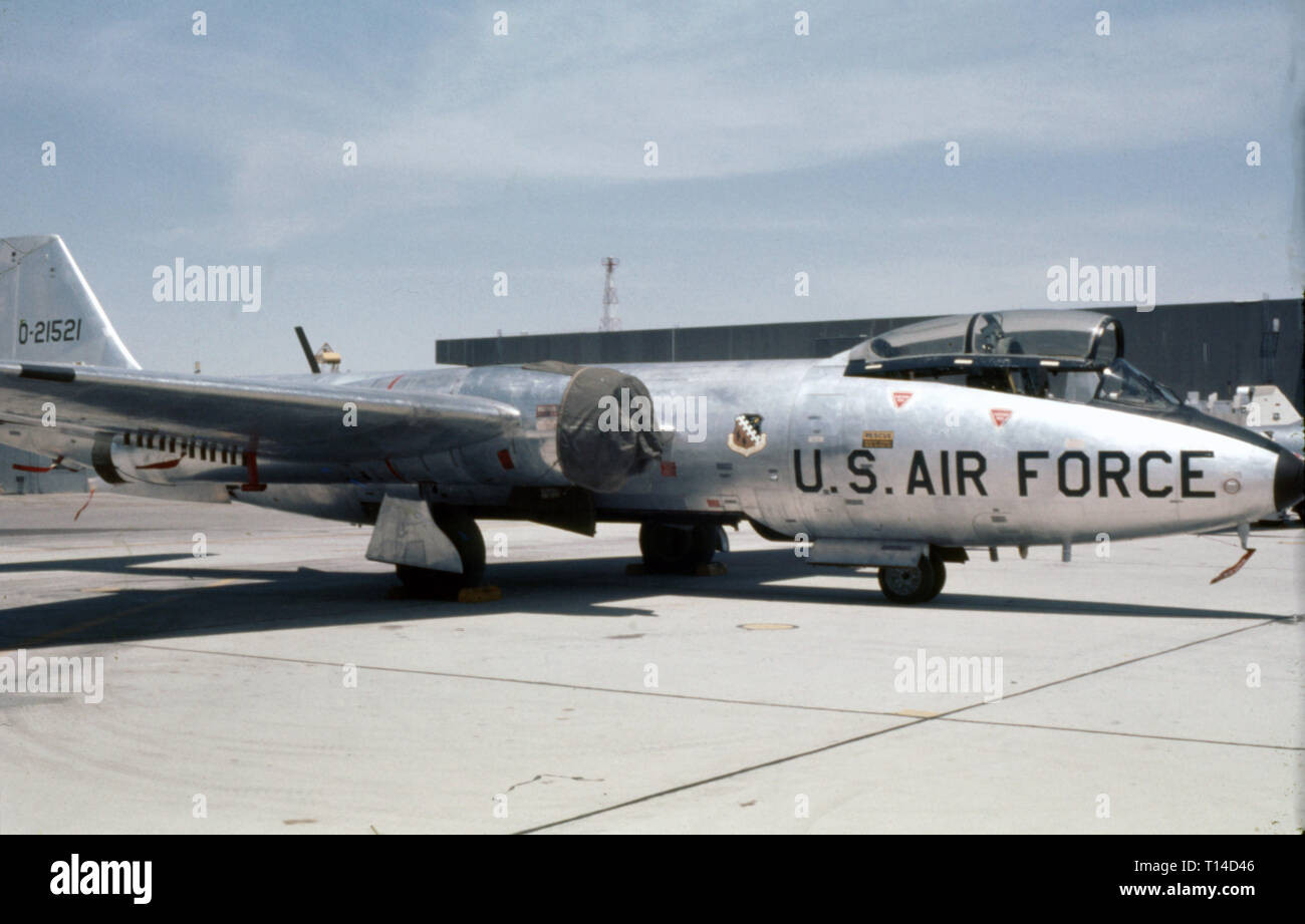 USAF United States Air Force Martin B-57B Canberra Stockfoto