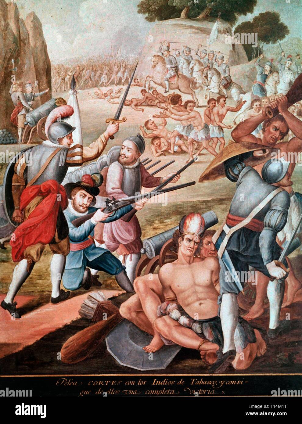 HERNAN CORTES, CONQUISTADOR ESPAÑOL. MEDELLIN 14851547' CORTES VENCE