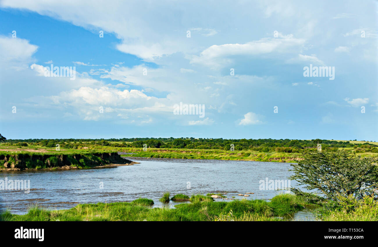 Mara-Fluss Stockfoto