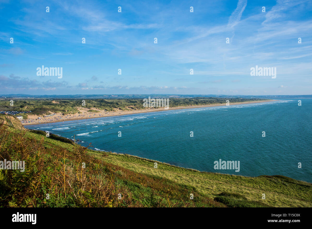 Großbritannien, England, Cornwall, Saunton Sands Beach Stockfoto