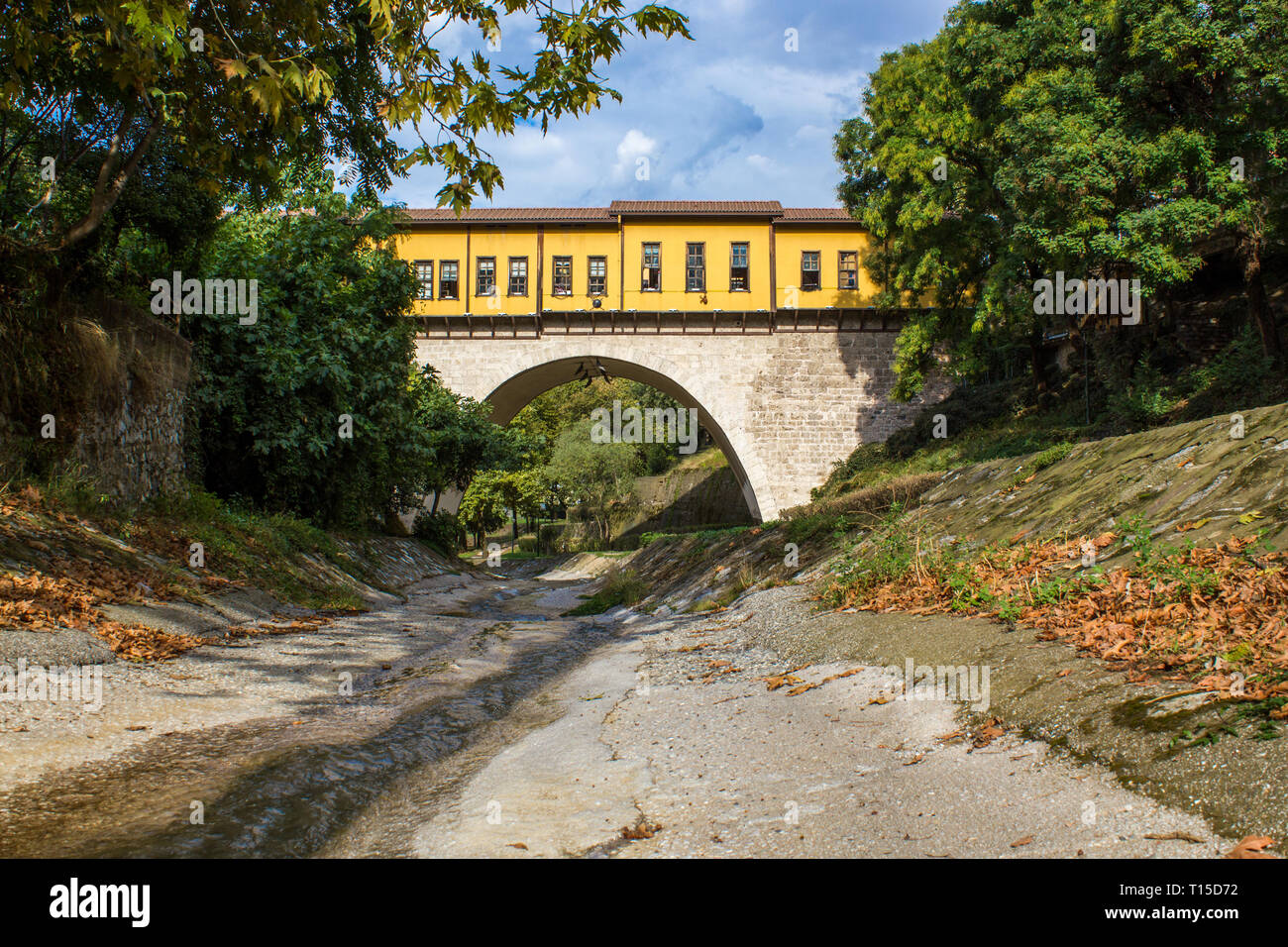 Historische Irgandi Brücke, Bursa, Türkei Stockfoto