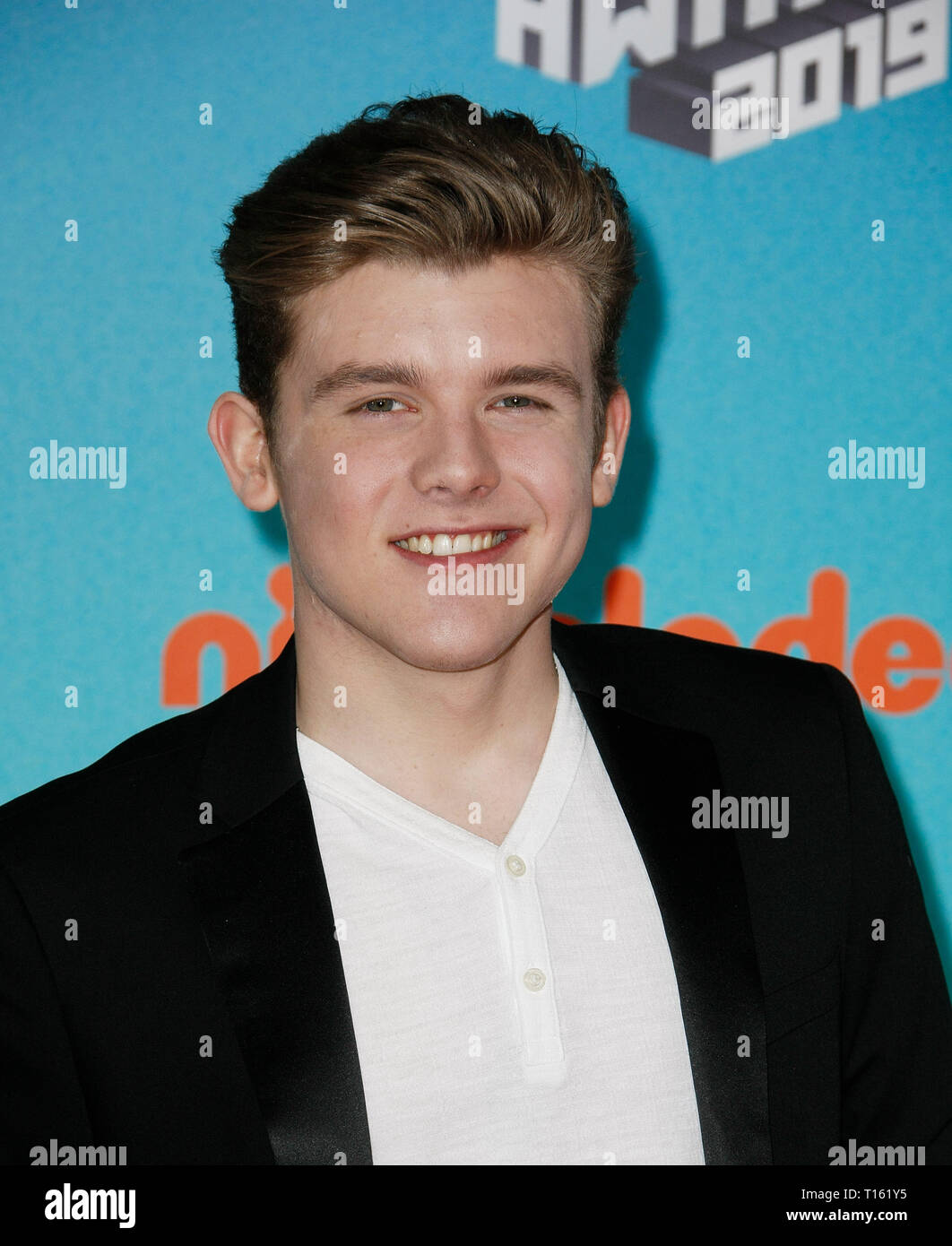 Los Angeles, USA. 23 Mär, 2019. Sean Ryan Fuchs betreut von Nickelodeon Kids' Choice Awards 2019 bei Galen Center am 23. März 2019 in Los Angeles, Kalifornien. Foto: Absturz bei imageSPACE/MediaPunch Credit: MediaPunch Inc/Alamy leben Nachrichten Stockfoto