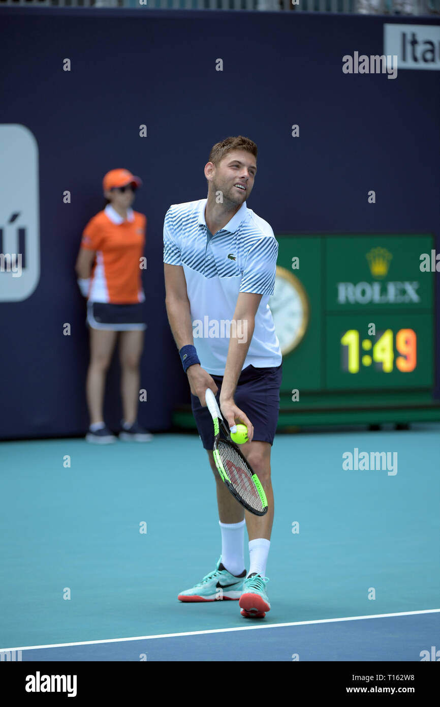 Miami Usa 23 Mar 2019 Filip Krajinovic Tag 6 Der Miami