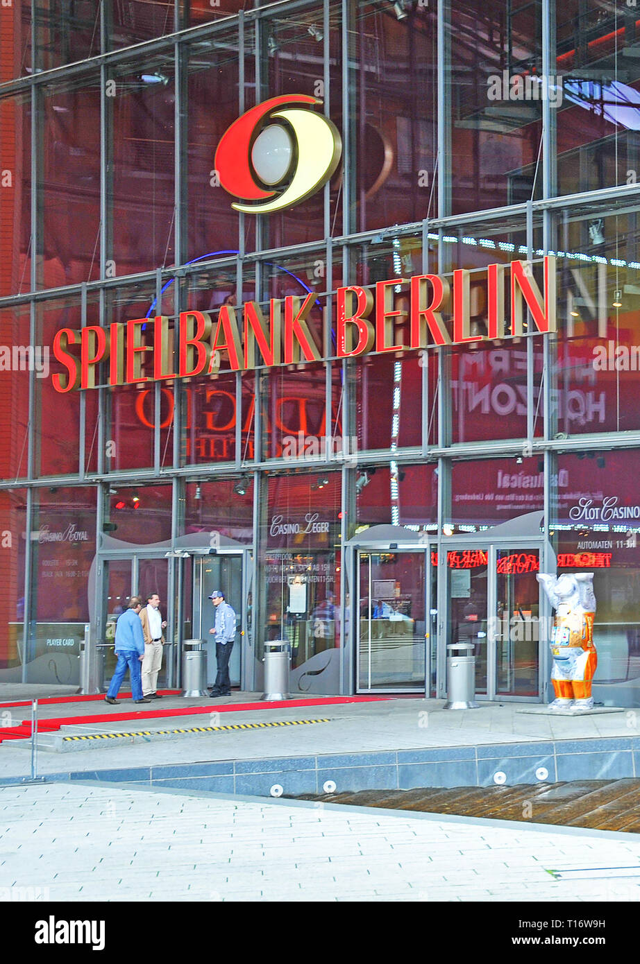 Spielbank Berlin casino, Marlene Dietrich Platz, Berlin, Deutschland Stockfoto