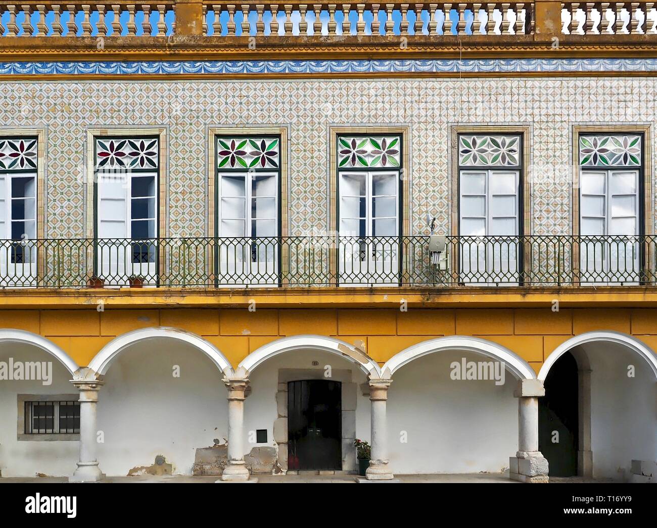 Besichtigung von Beja in Portugal Stockfoto