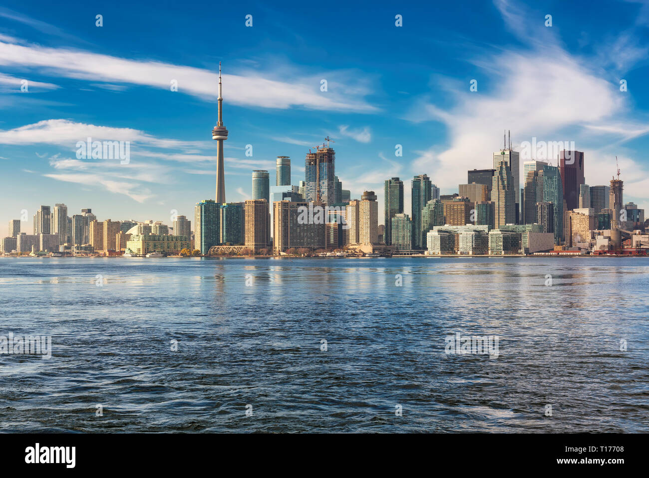 Skyline von Toronto, Toronto, Ontario, Kanada. Stockfoto