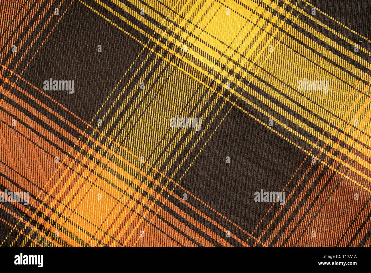 Tartan plaid Natürliche Baumwolle. Nahtlose kacheln Textur für den Hintergrund. Stockfoto