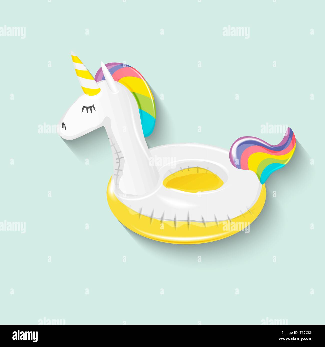 Realistische Swimmingpool Aufblasbare Kreis In Form Eines Einhorns Pool Schwimmen Aufblasbare Bunte Einhorn Schwimmen Kreis Leben Boje Realistische Summerti Stock Vektorgrafik Alamy