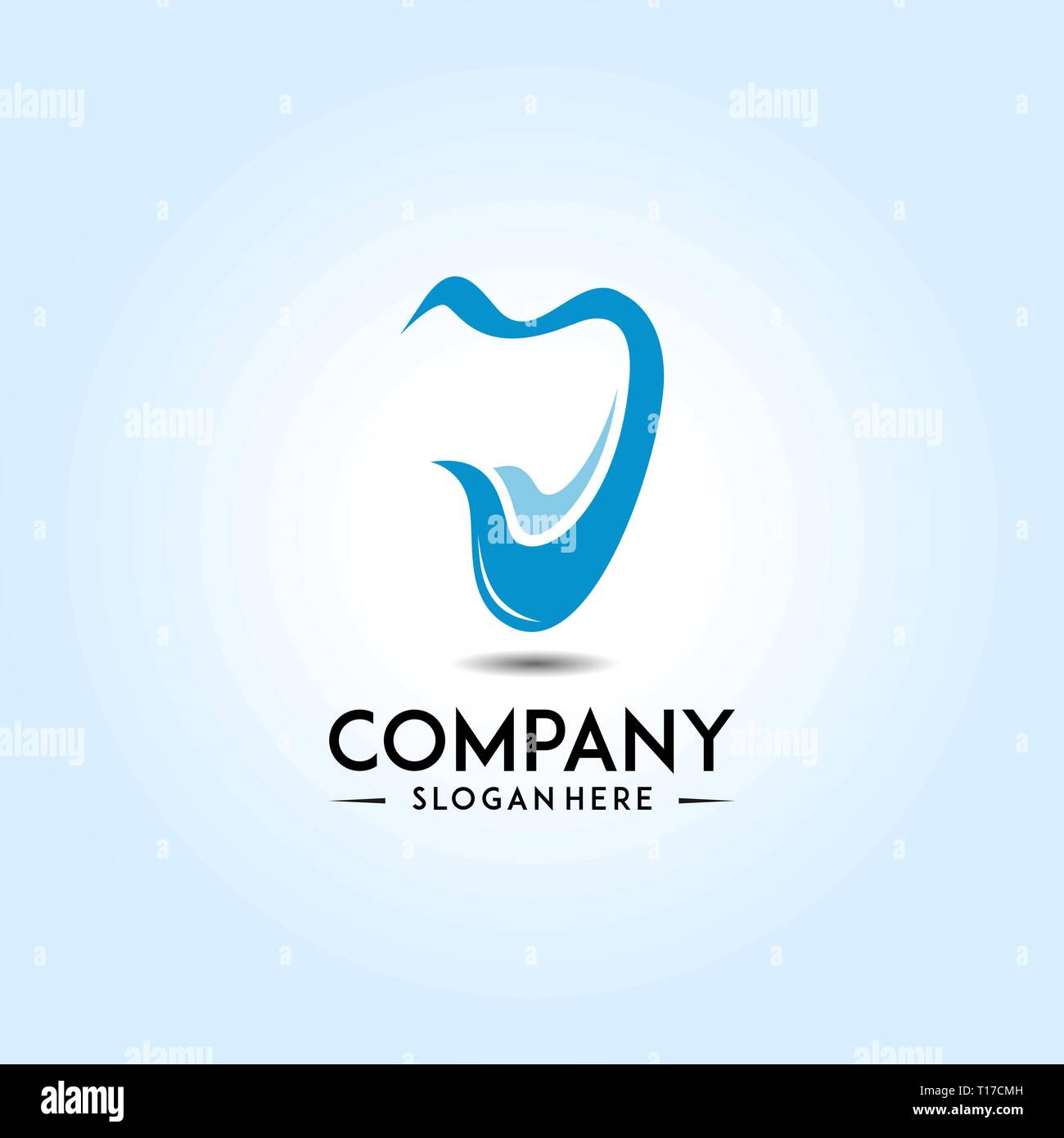 Logo vector Template für zahnmedizinische Klinik oder Gesundheit Firma oder etc Stock Vektor