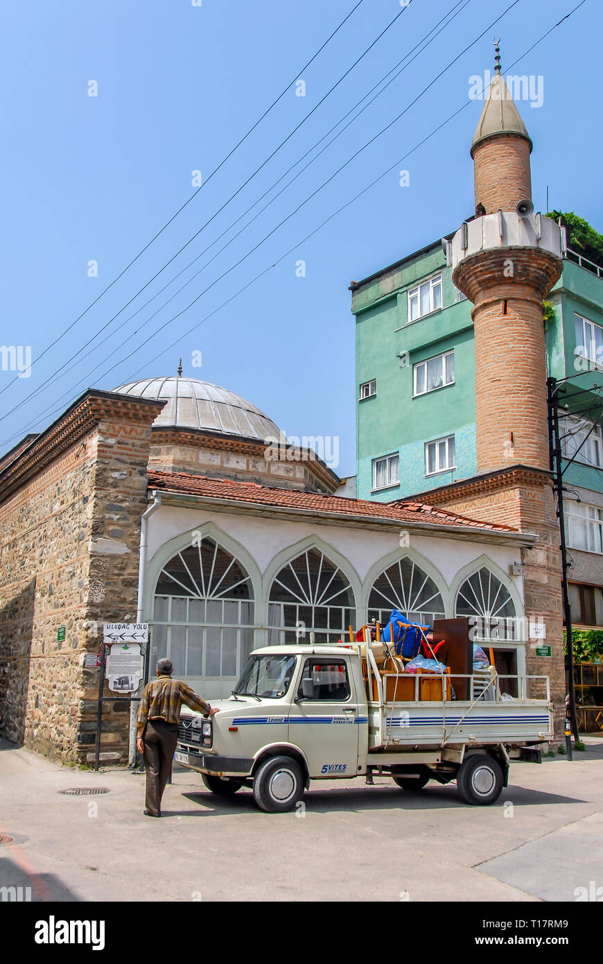 Bursa, Türkei, 29. April 2012: Yer Kapi Moschee Stockfoto