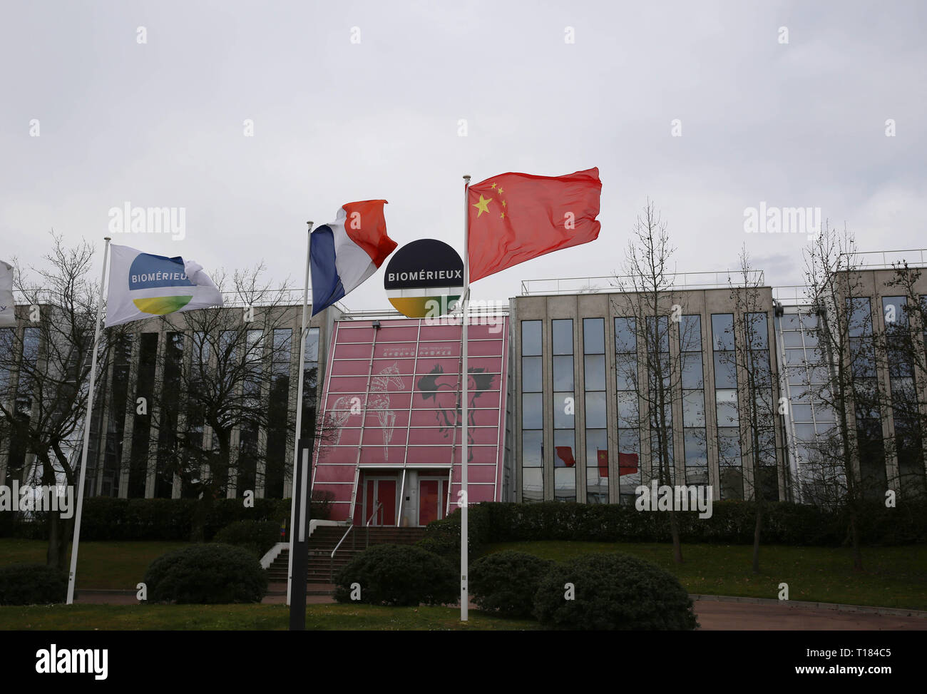 Peking, China. 10 Mär, 2019. Foto aufgenommen am 10. März 2019 zeigt die Biomerieux Research Center in Lyon, Frankreich. Credit: Tang Ji/Xinhua/Alamy leben Nachrichten Stockfoto