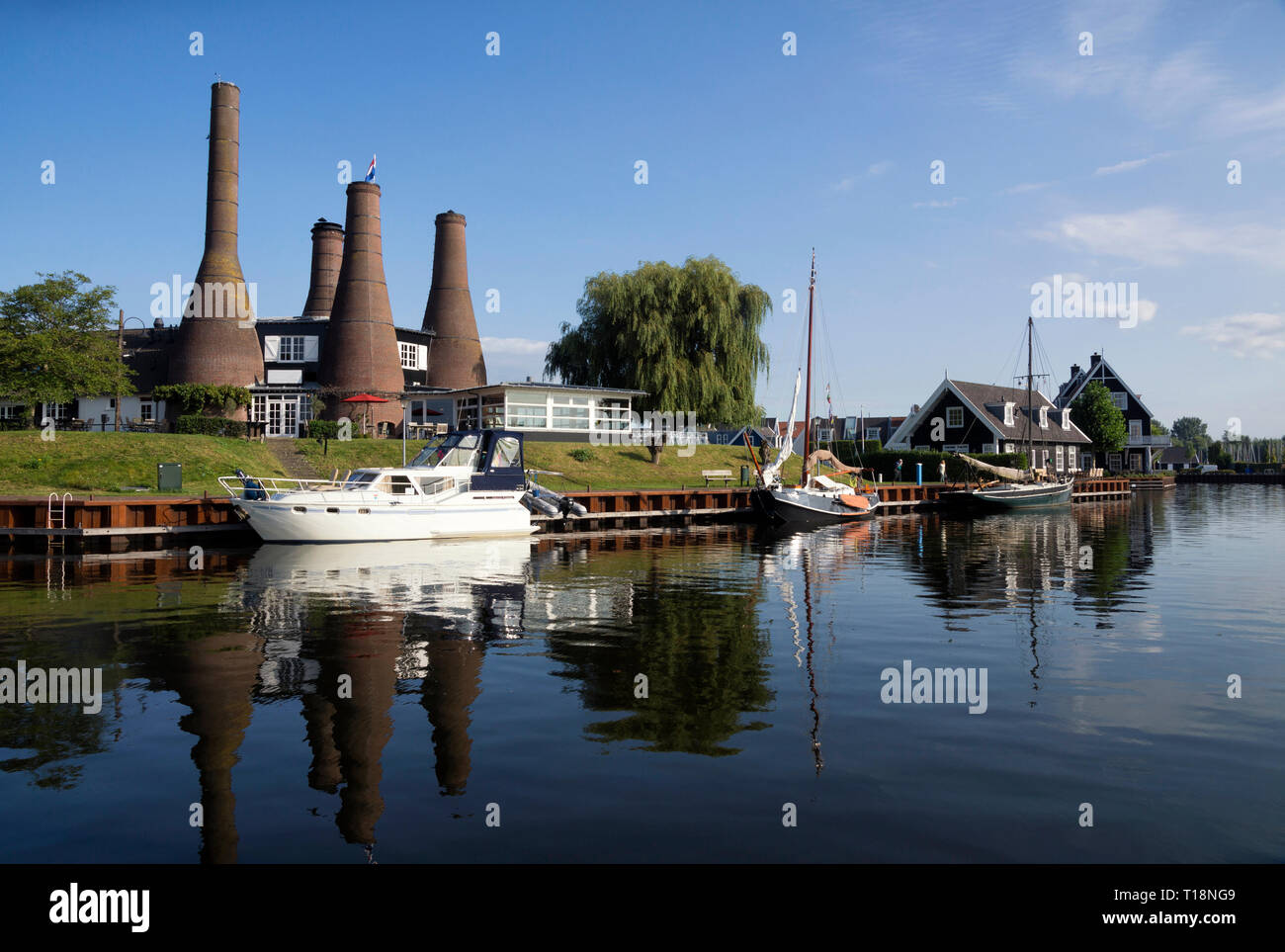 Kreideöfen in Huizen Stockfoto