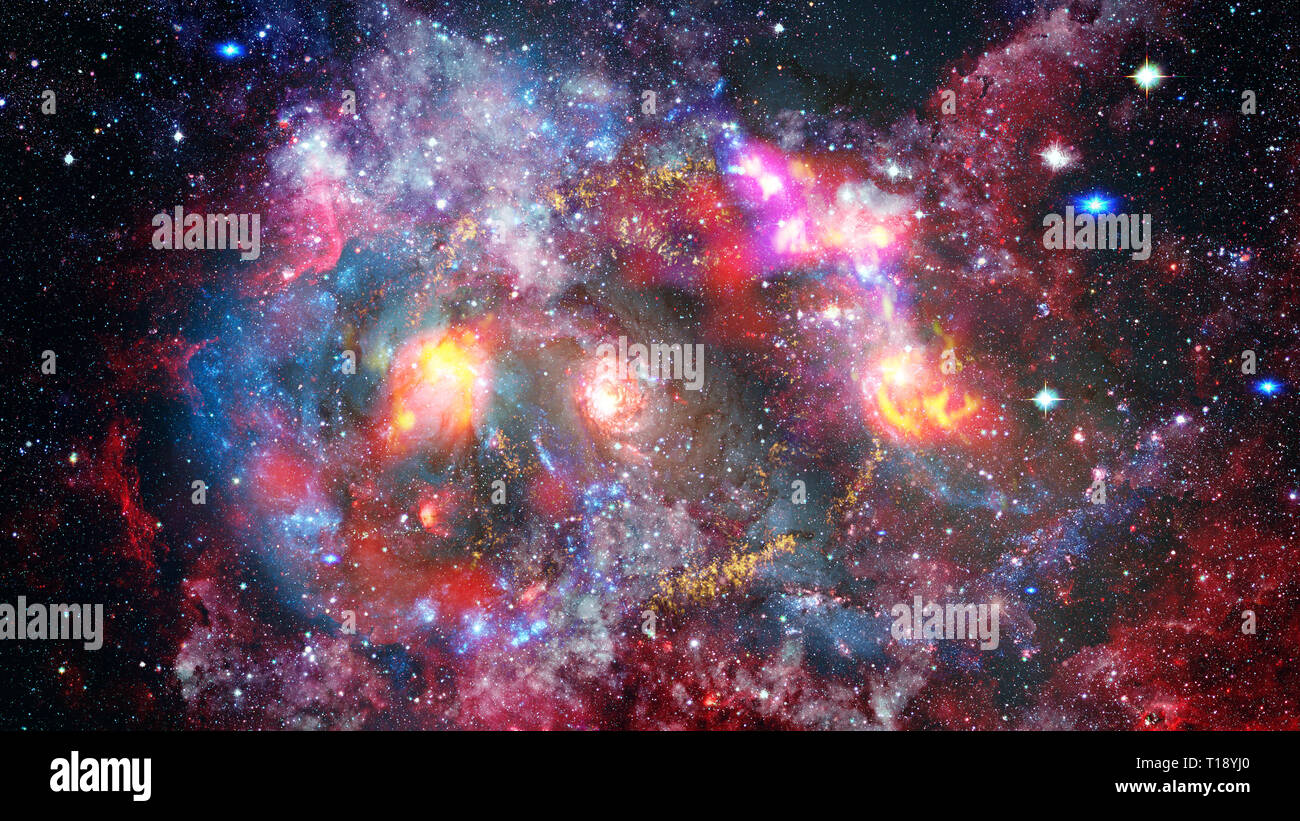 Dreamscape Galaxy. Fantasy Hintergrund. Elemente dieses Bild von der NASA eingerichtet. Stockfoto