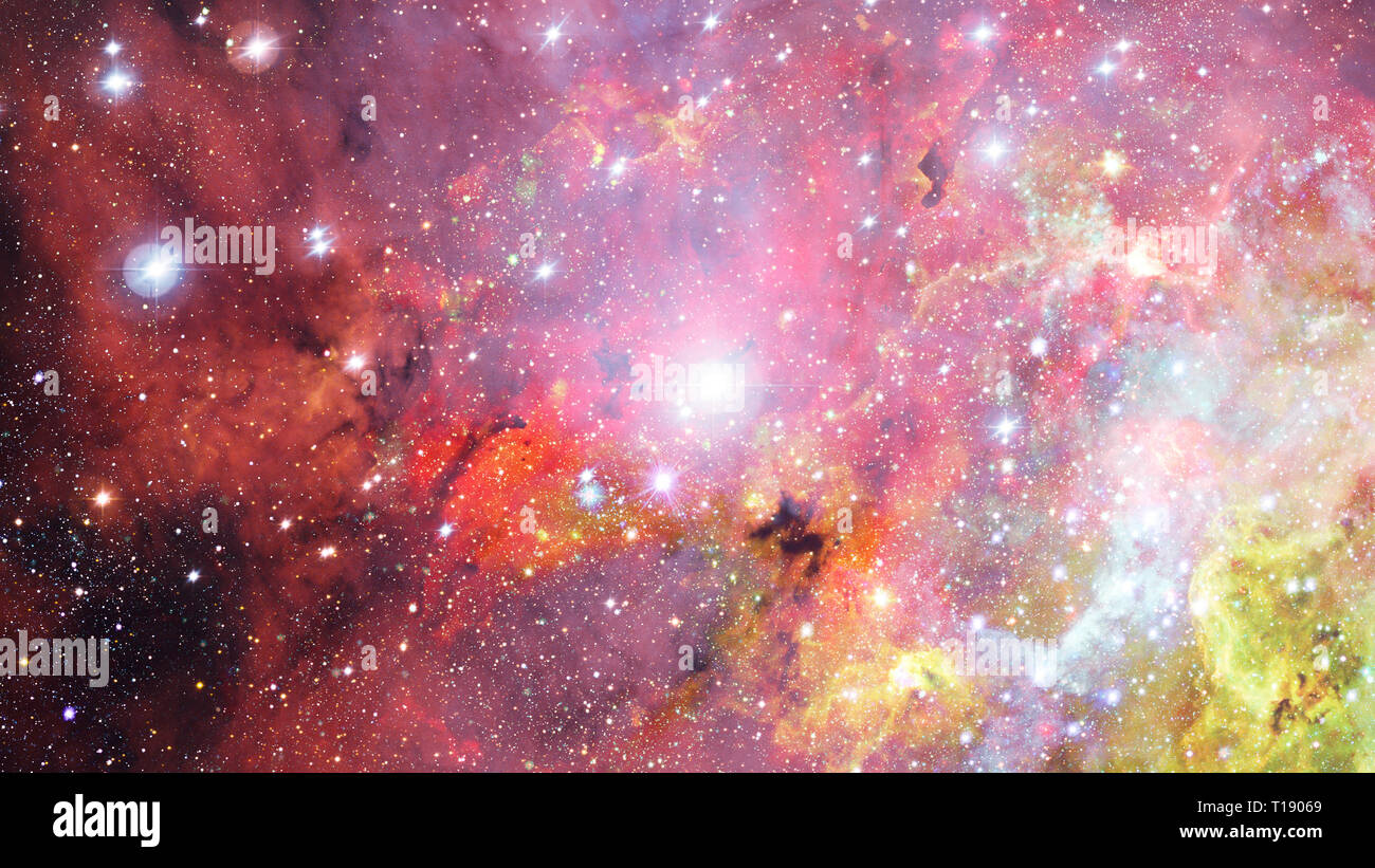 Abstrakten wissenschaftlichen Hintergrund - Galaxie und Nebel im Raum. Elemente dieses Bildes, eingerichtet von der NASA Stockfoto