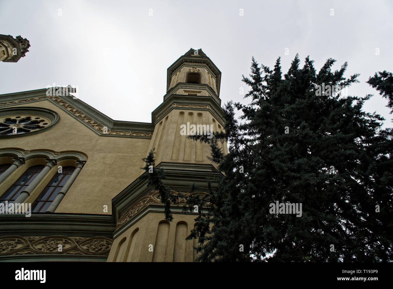 Torino, Italien, 17.03.2019: Fassade der Architektur Gebäude im historischen Zentrum von Turin, Italien. Stockfoto