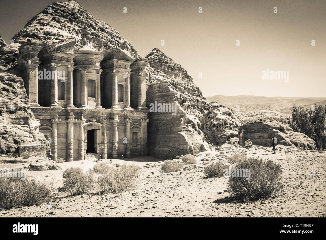 Antike Stadt Petra, Jordanien Stockfoto