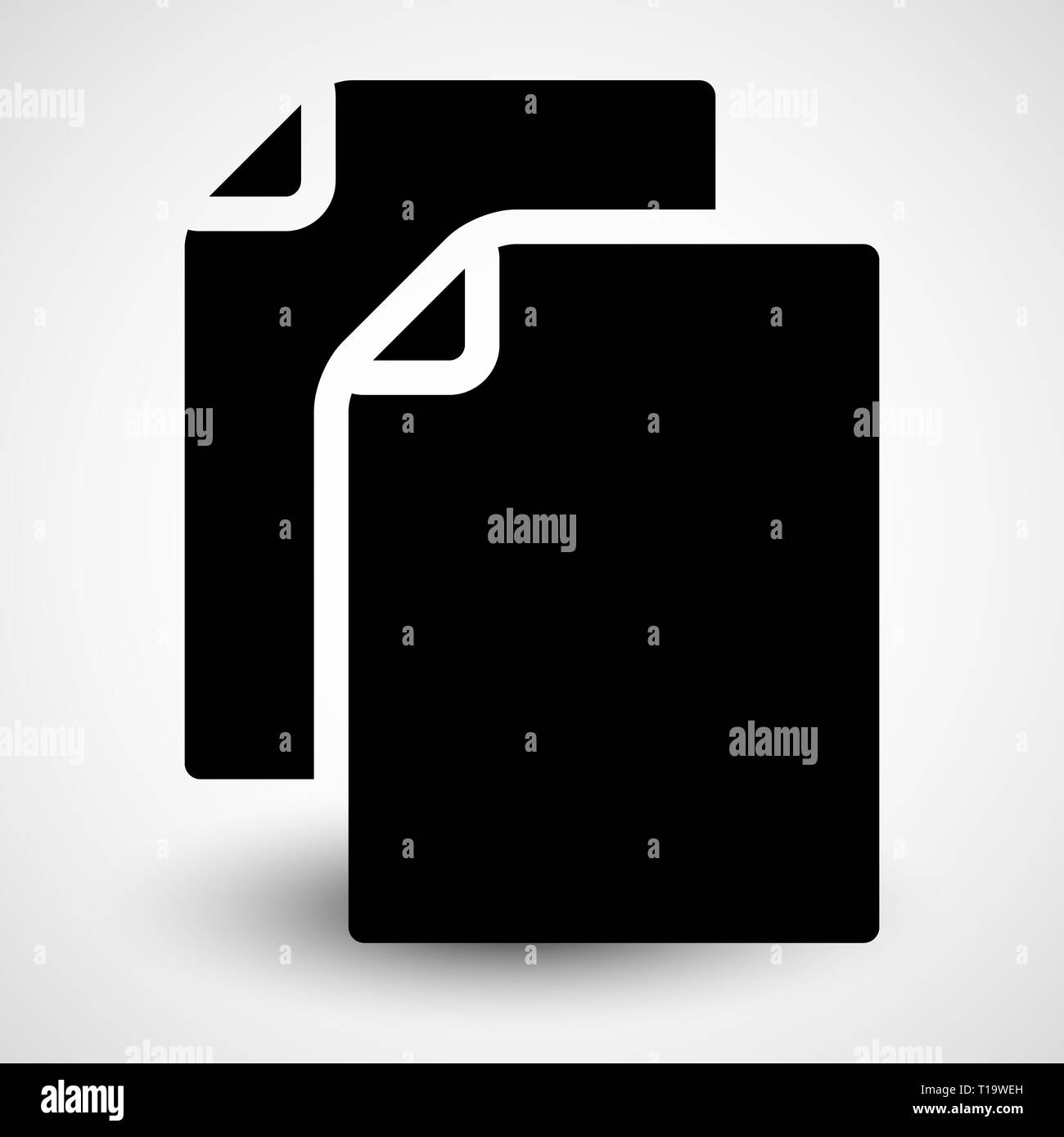 Grafiken mit Hund Earred Seiten Vektor-illustration Stockfoto