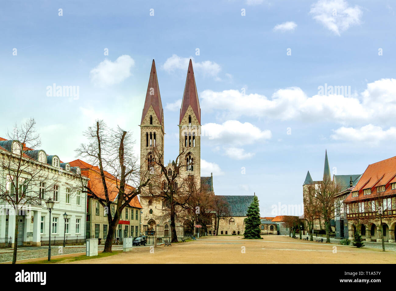 Dom zu Halberstadt, Deutschland Stockfoto