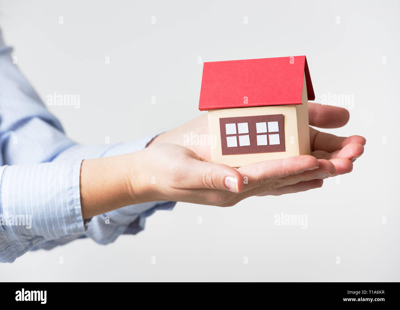 Haus zum Verkauf-Konzept Stockfoto